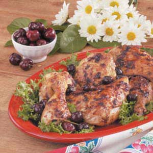 Chicken with Cherry Sauce image