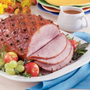 Sweet & Spicy Apricot-Glazed Ham image