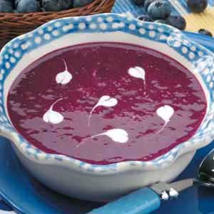 Quick Chilled Blueberry Soup image