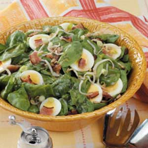 Bean Sprout Spinach Salad image