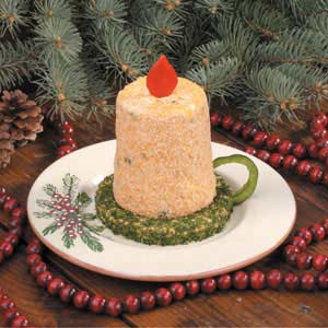 Christmas Candle Cheese Spread image