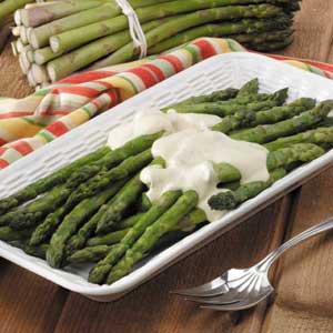 Asparagus with Mustard Sauce image