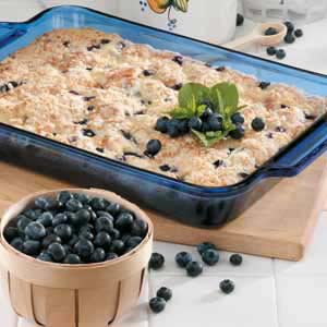 Blueberries and Cheese Coffee Cake image