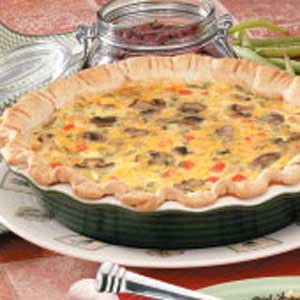 Quiche with Mushrooms-image