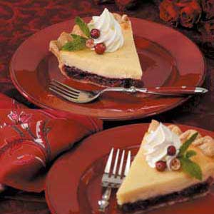 Cheesecake Cranberry Pie image