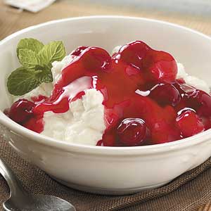Cherries over Creamy Fluff image