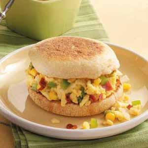 Spicy Scrambled Egg Sandwiches Recipe How To Make It Taste Of Home