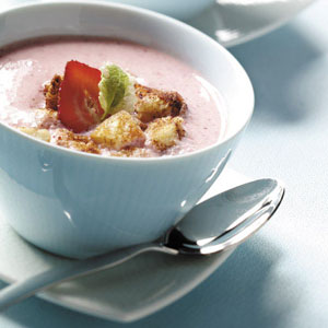 Smooth Strawberry Soup