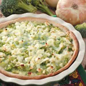 Caramelized Onion Broccoli Quiche image