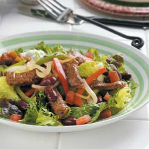 Beef Fajita Salad Recipe Taste Of Home