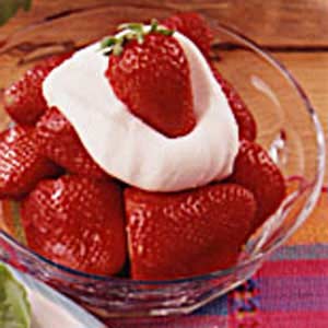 Strawberries Romanoff image