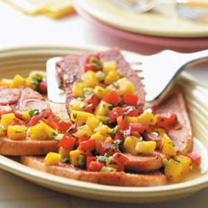 Ham with Mango Salsa image