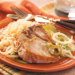 Pork Chops with Sauerkraut image