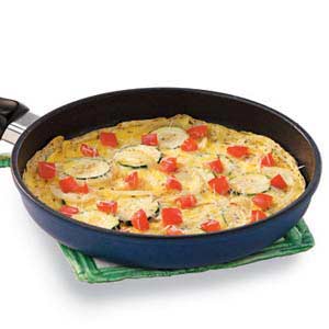 Parmesan Zucchini Omelet image