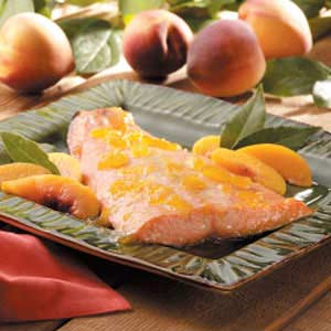 Peach-Glazed Salmon_image