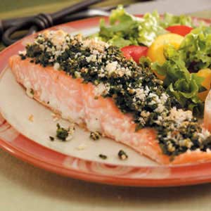 Pesto Salmon Recipe Taste Of Home