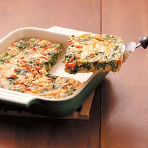 Spinach Cheddar Squares image