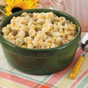 Parmesan Pasta And Corn Recipe Taste Of Home