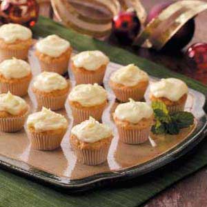 Frosted Carrot Mini Muffins image