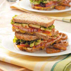 Hearty Veggie Sandwiches image