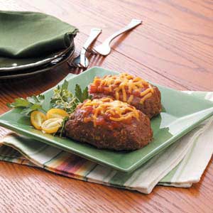 Cheese-Topped Meat Loaves image