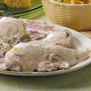 Chicken in Mushroom Sauce for Four
