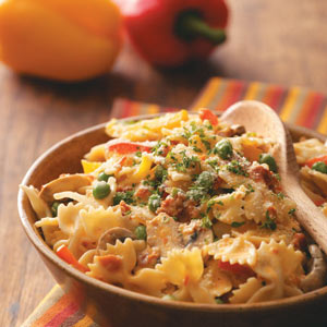 Vegetable Pasta with Sun-Dried Tomato Sauce image