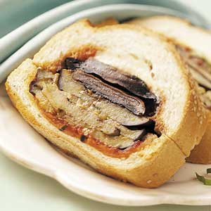 Eggplant-Portobello Sandwich Loaf_image