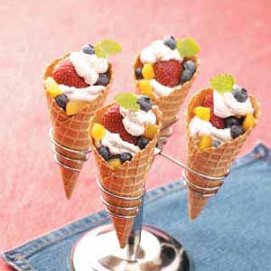 Summertime Fruit Cones image