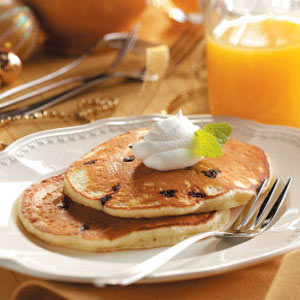 Pancakes with Mini Chocolate Chips image