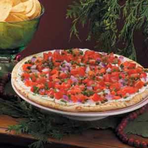 Smoked Salmon Tomato Pizza image