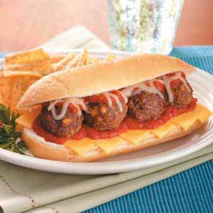 Pizza Meatball Subs image