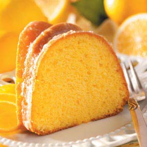 Glazed Lemon Flute Cake image