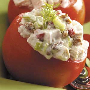 Chicken Salad in Tomato Cups image