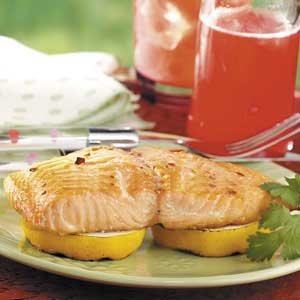 Lemony Grilled Salmon_image