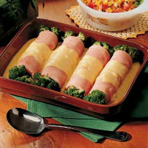 Ham and Broccoli Roll-ups