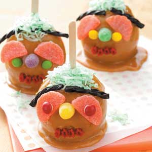 Ghoulish Caramel Apples image