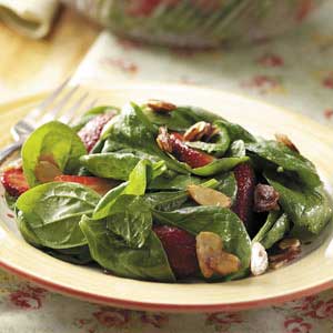 Berry-Spinach Salad with Almonds image