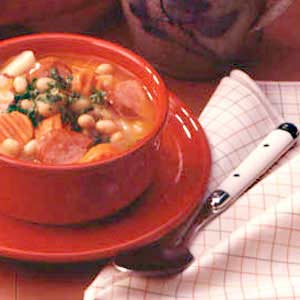 Favorite Kielbasa Bean Soup image
