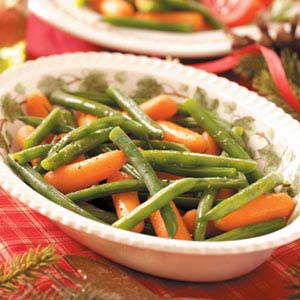 Glazed Carrots and Green Beans image