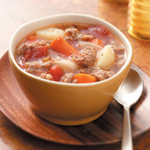 Turnip Sausage Stew image