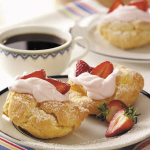 Strawberry Cream Puff Dessert image