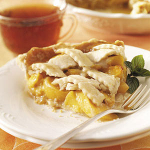 Butterscotch Peach Pie image