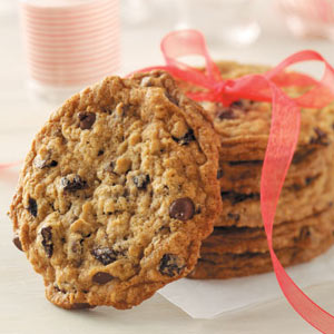 Chocolate Chip Cherry Oatmeal Cookies image