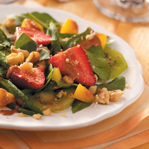 Fresh & Fruity Spinach Salad image