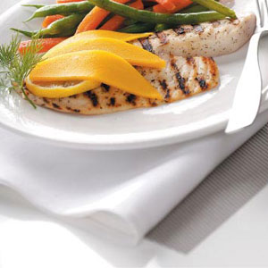 Grilled Tilapia with Mango for 2_image