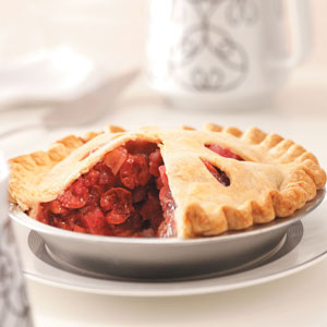 Cherry Rhubarb Pie image