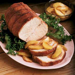 Pork Roast with Spiced Apples-image