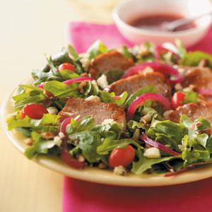 Warm Pork and Raspberry Salad image