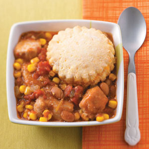 Southwestern Potpie with Cornmeal Biscuits_image